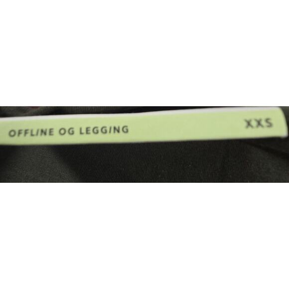 Offline By Aerie OG Leggings Hi Rise Forest Green Athleisure XXS - Picture 7 of 9